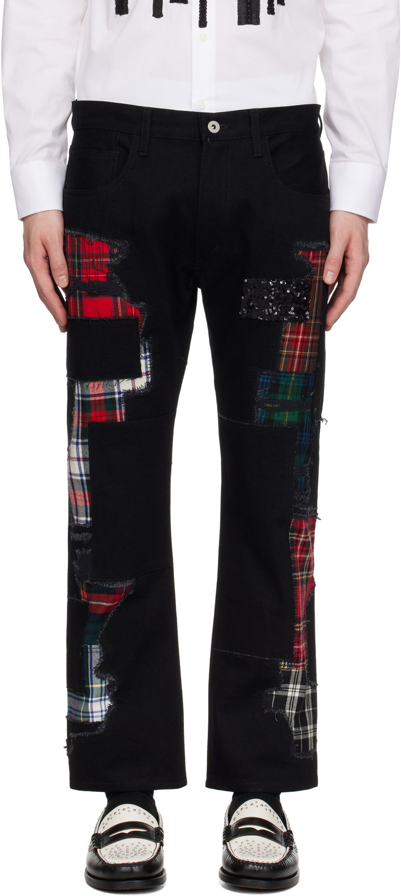 Джинси Junya Watanabe Junya Watanabe Patchwork Jeans чорний | WO-P006-051