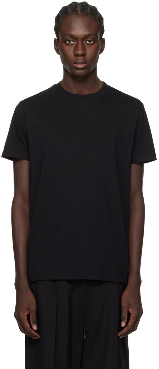 Футболка Valentino Black Patch чорний | 4V3MG08Y9WG
