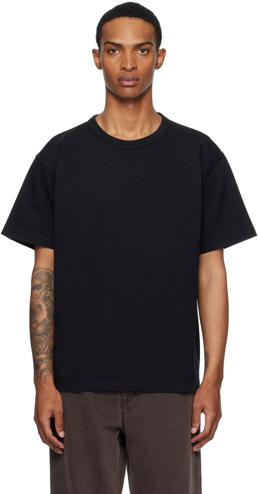 Футболка NORSE PROJECTS Norse Projects Simony Heavy T-Shirt чорний | N01-0687