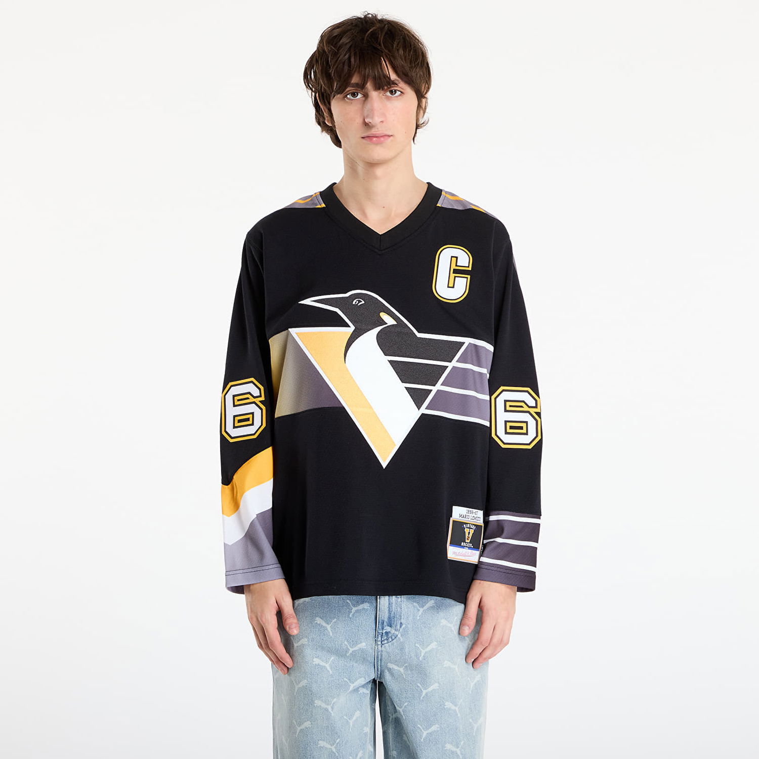Джерсі Mitchell & Ness NHL Alternate Jersey Penguins 1996 Mario Lemieux L Різнокольоровий | JY9035-PPEBLCK, 0