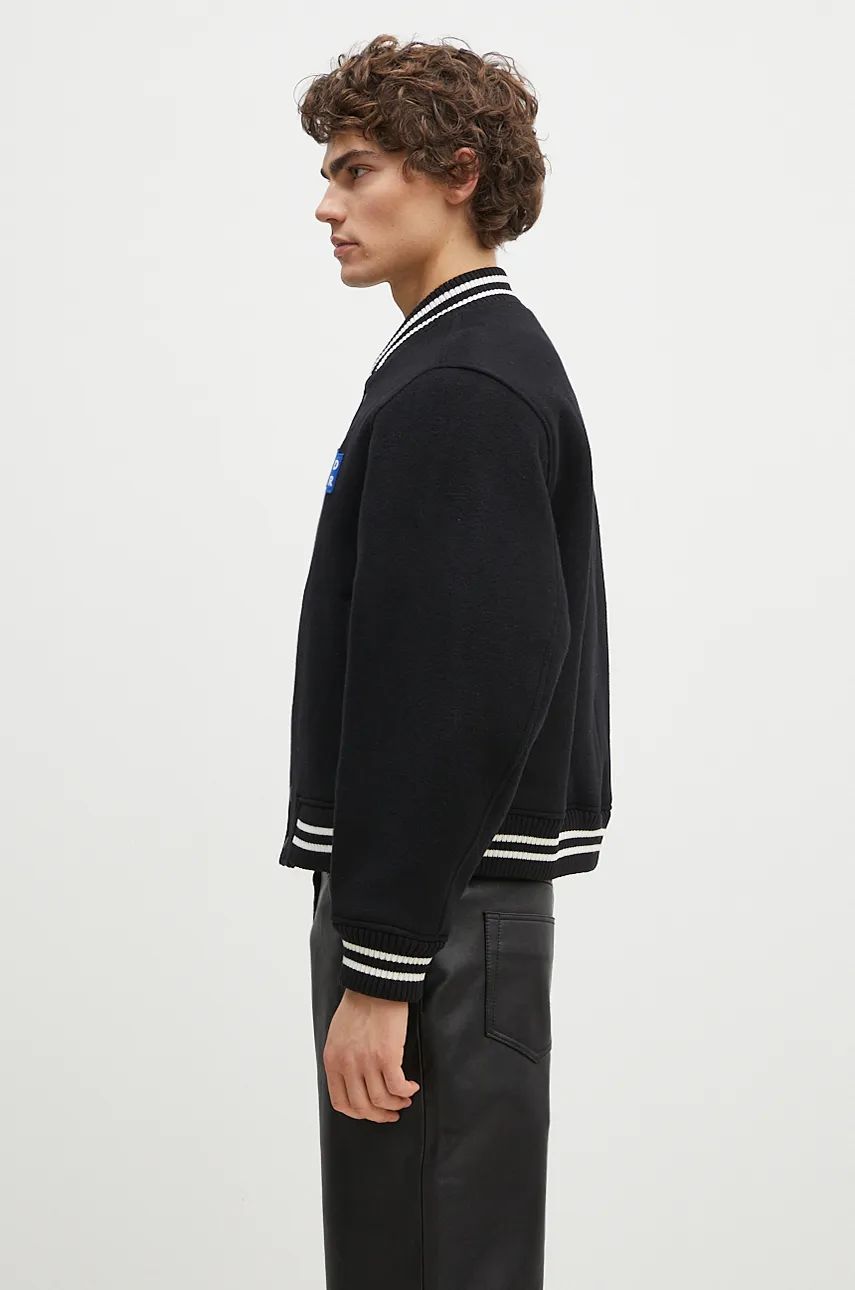 Куртка бомбер ADER ERROR Wool Varsity Jacket чорний | BM42FYJK0504BK, 1