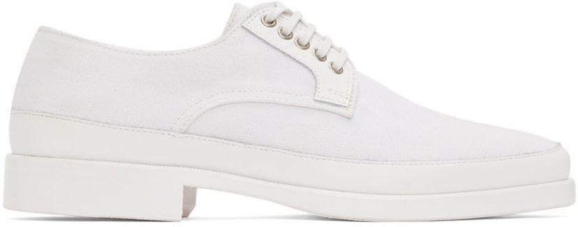 Одяг LEMAIRE LEMAIRE Canvas Derbys білий | M 221 FO312 LF458