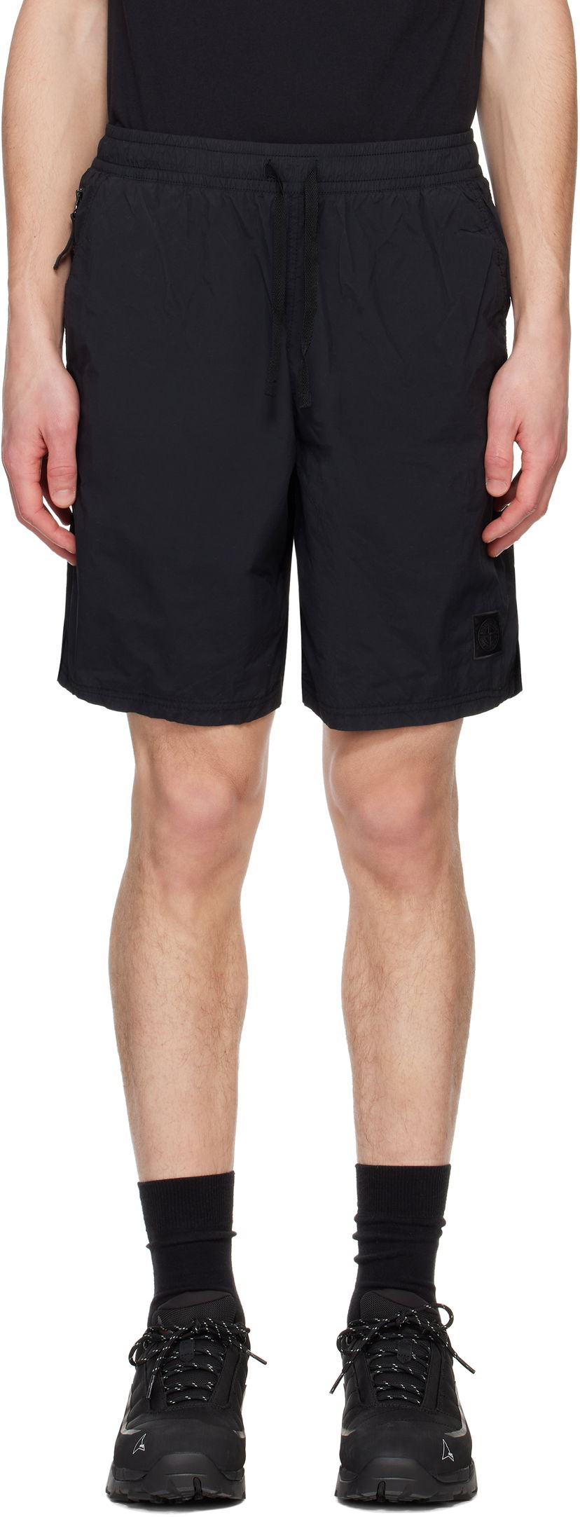 Шорти Stone Island Stone Island Recycled Nylon Shorts чорний | K1S15 B100002 S00F6