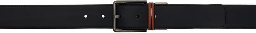 Ремені ZEGNA Leather Reversible Belt чорний | LHACR-B022VZ