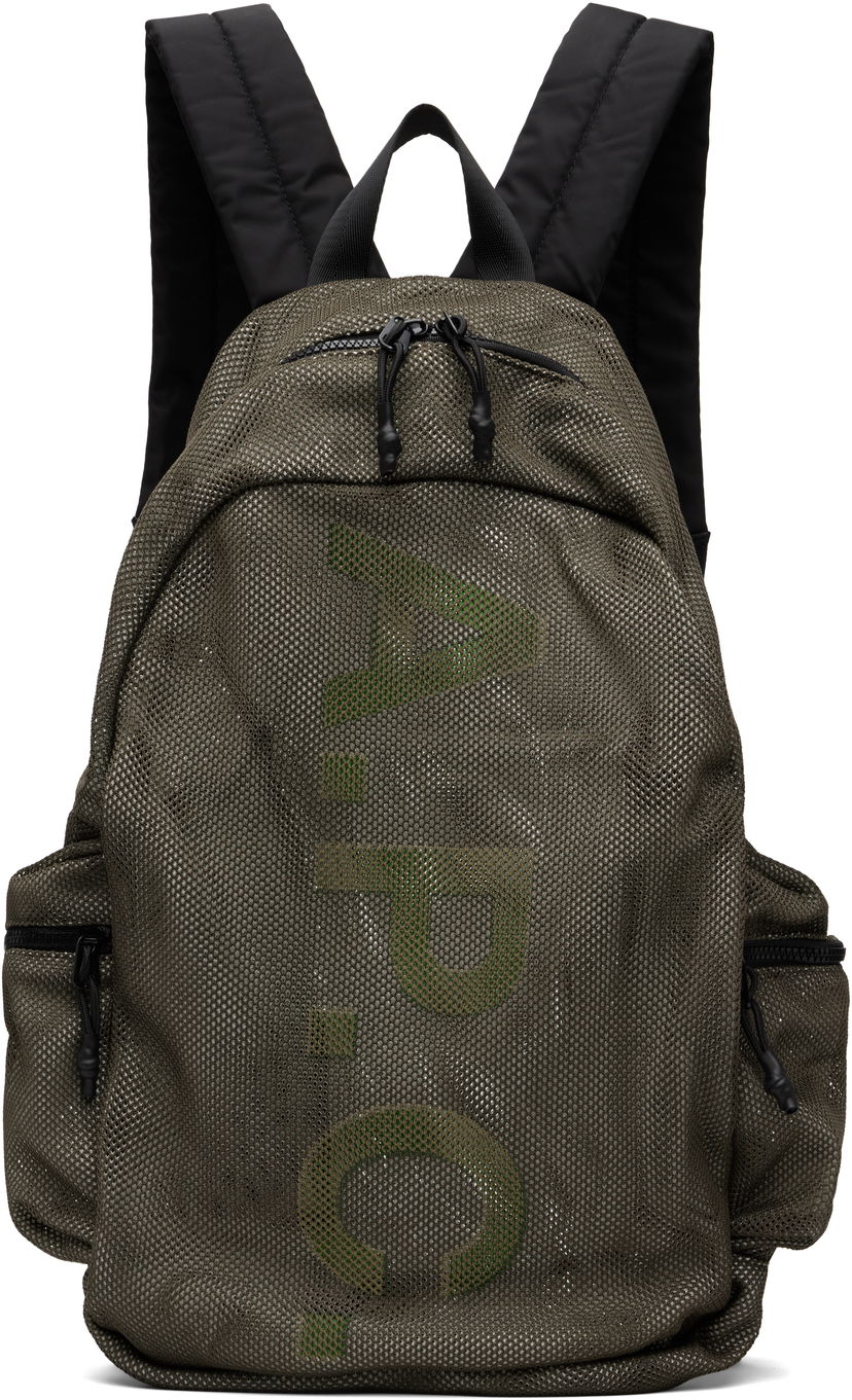 Рюкзак A.P.C. A.P.C. Tech Rebound Mesh Backpack Зелений | PSAEU-H62242