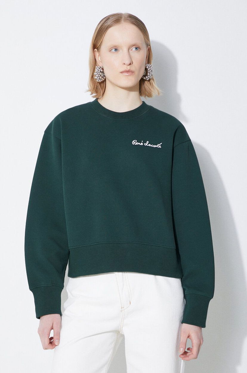 Світшоти Lacoste Crewneck Sweatshirt Зелений | SF7261