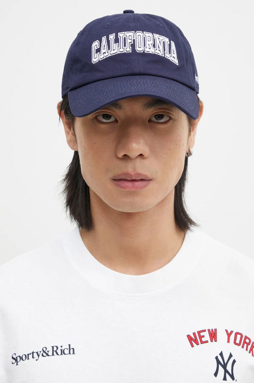 Кепка Sporty & Rich California Baseball Cap темно-синій | AC040516501BL32