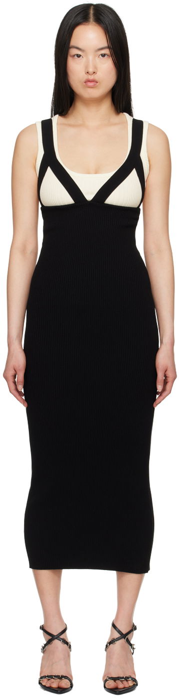 плаття Jean Paul Gaultier Jean Paul Gaultier 'The Madone' Knit Maxi Dress чорний | 24/25-F-RO184-M068-0100