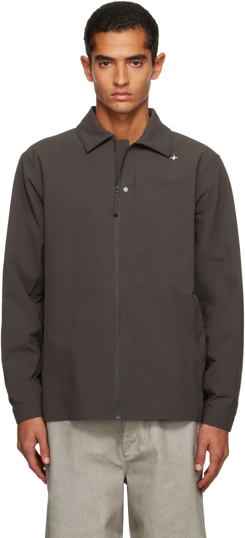 Куртка Stone Island Tela Resinata Jacket Сірий | K2S15 1200024 S0G12