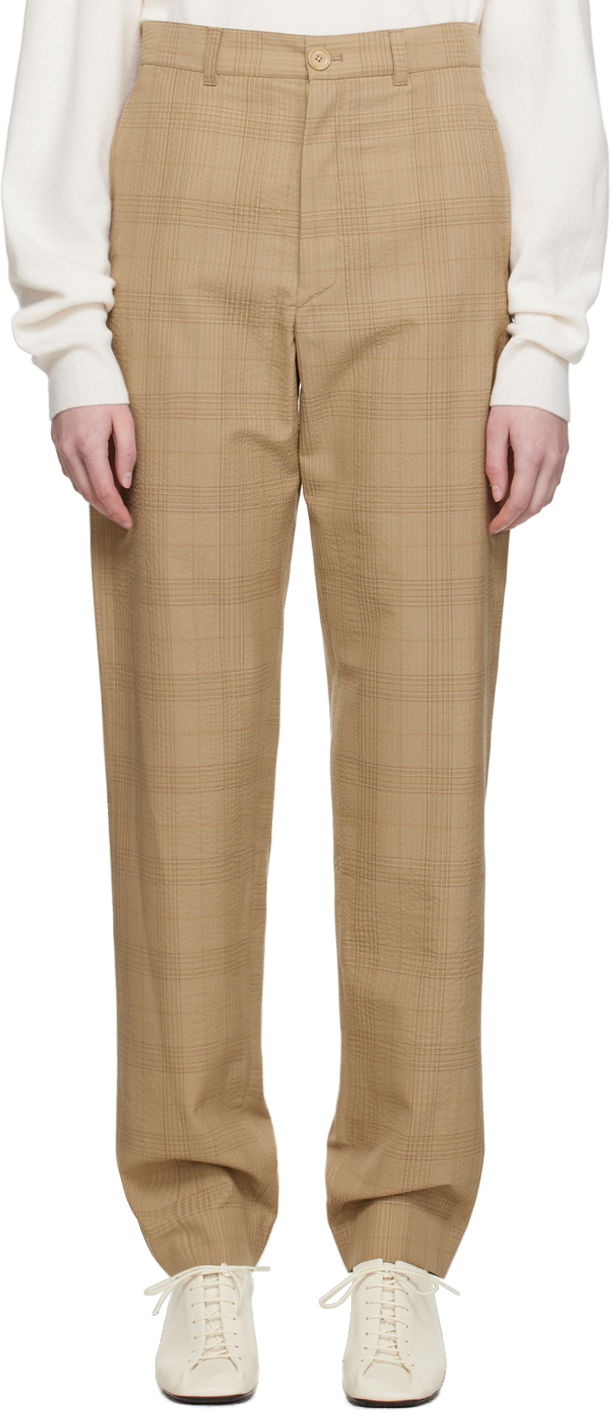 Штани LEMAIRE Lemaire Loose Suit Trousers бежевий | PA1000 LF1037