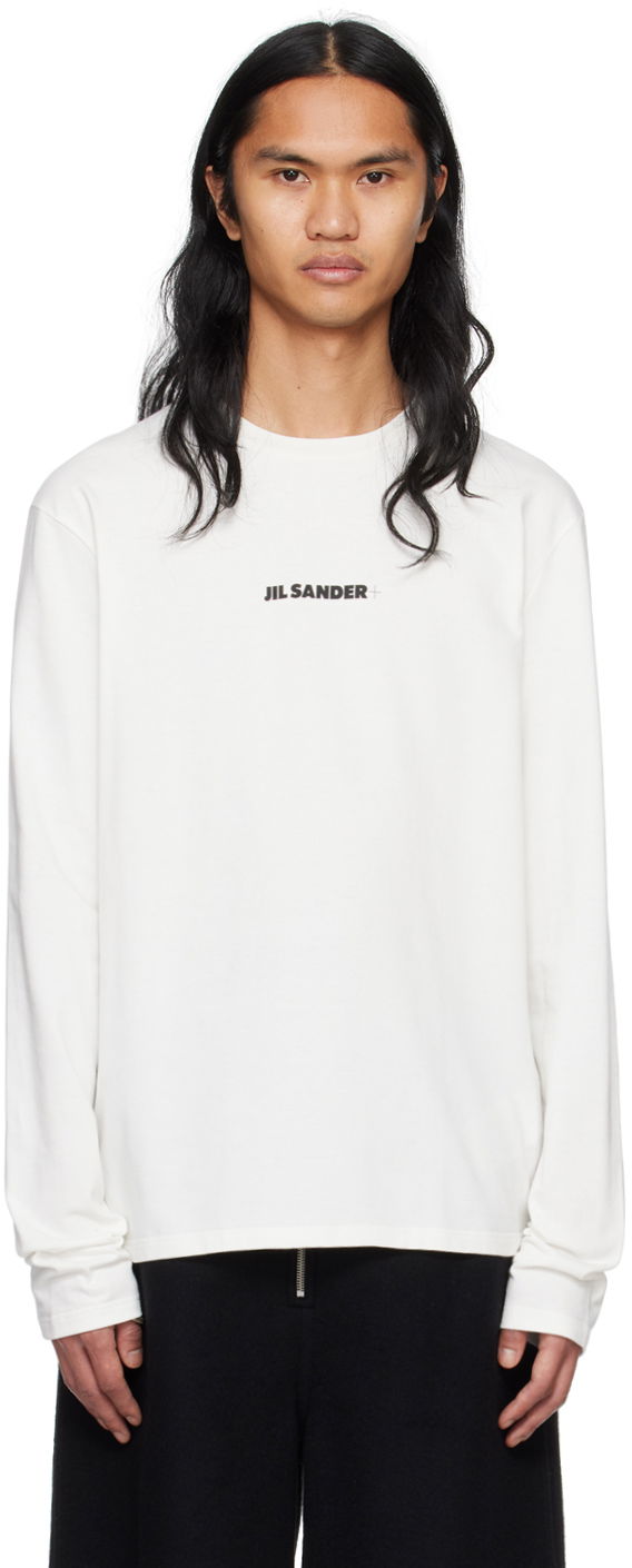 Футболка Jil Sander Oversized T-Shirt білий | J47GC0116_J20103