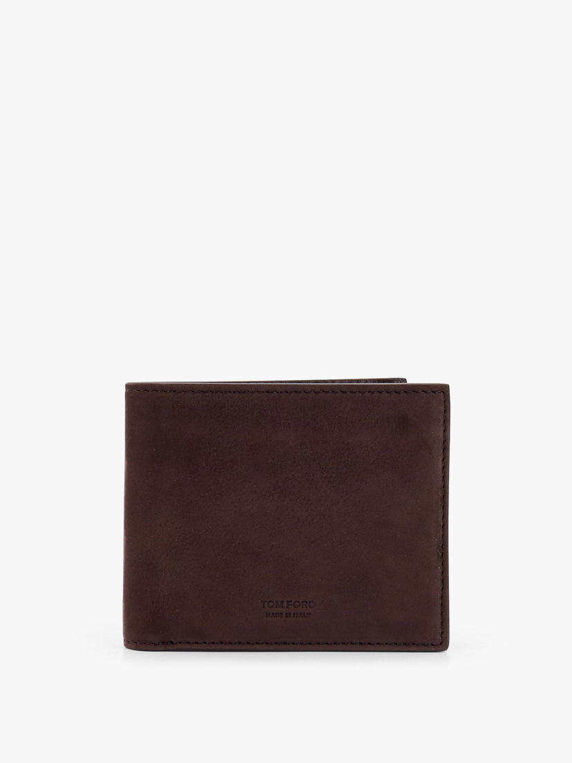 Гаманець Tom Ford Tom Ford Men's Leather Bifold Wallet Коричневий | Y0228LCL449G1B076
