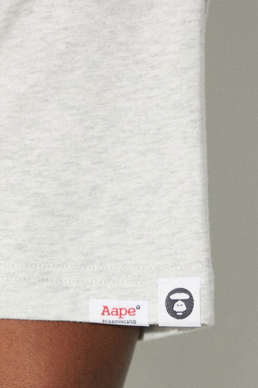 Футболка AAPE by A Bathing Ape AAPE By A Bathing Ape Basic Tee Print T-Shirt Сірий | AAPTEM1444XAM, 5