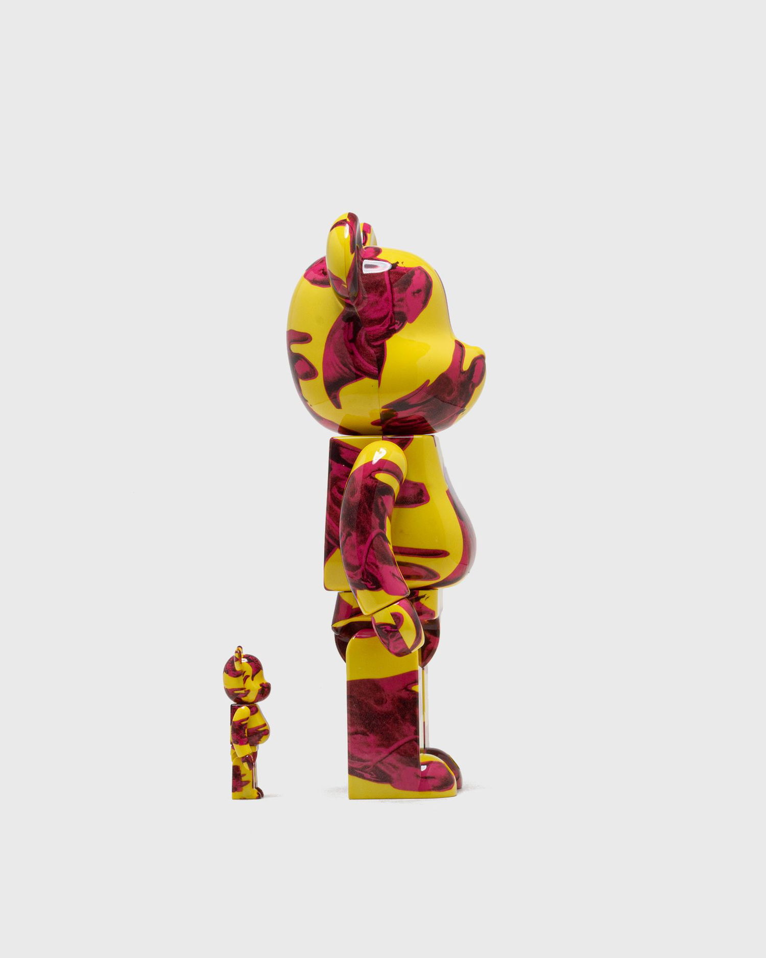 Колекційний Medicom Toy ANDY WARHOL COW WALLPAPER 100% & 400% BE@RBRICK Set Жовтий | MED1769, 1