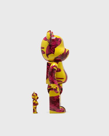 Колекційний Medicom Toy ANDY WARHOL COW WALLPAPER 100% & 400% BE@RBRICK Set Жовтий | MED1769, 1