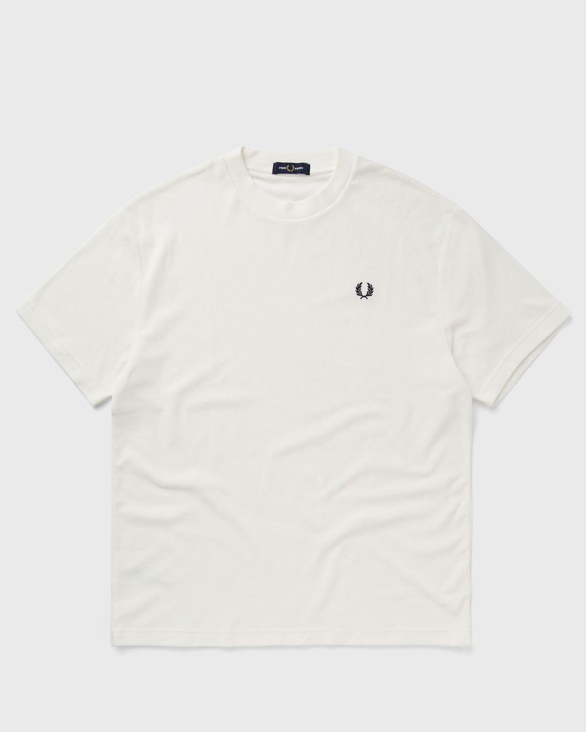 Футболка Fred Perry Relaxed Towelling T-Shirt білий | M8570-129