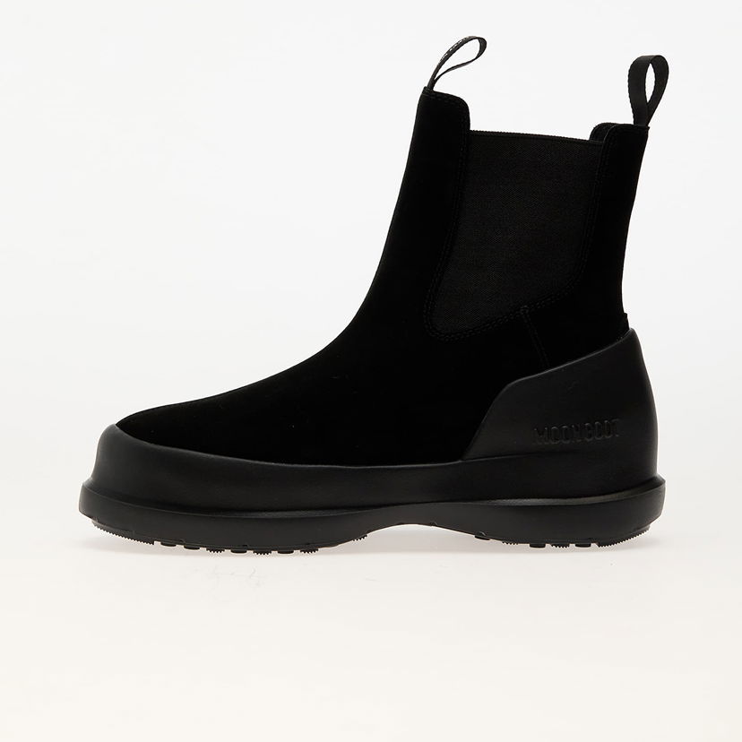 Кросівки та взуття Moon Boot Suede Chelsea Boots чорний | 80D2480050-N001