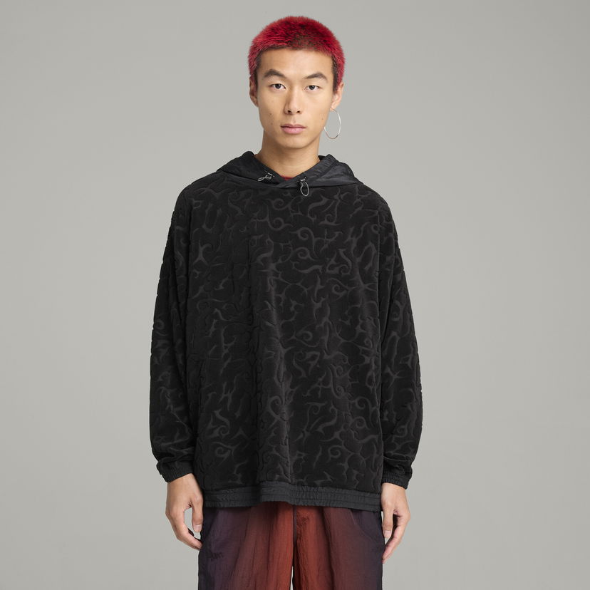 Світшоти Puma PUMA x ARIES Embossed Hoodie чорний | 629494_01