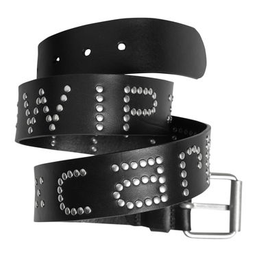 Ремені Carhartt WIP Black Studded Script Belt чорний | I034422_6, 0