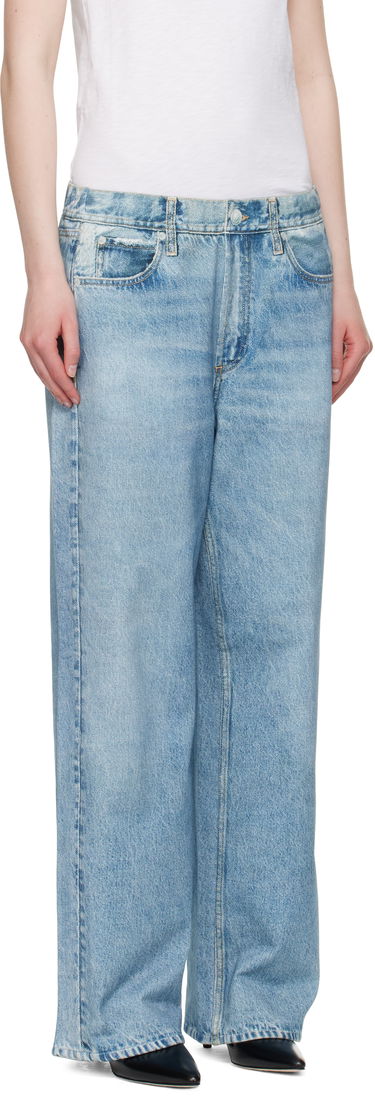 Джинси rag & bone Miramar Terry Wide-Leg Lounge Pants Синій | WCW24F70028202, 4