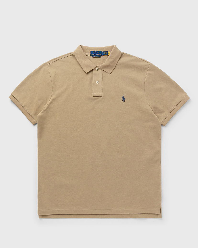 Сорочка поло Polo by Ralph Lauren Short Sleeve Polo Shirt Custom Slim Fit бежевий | 710680784436