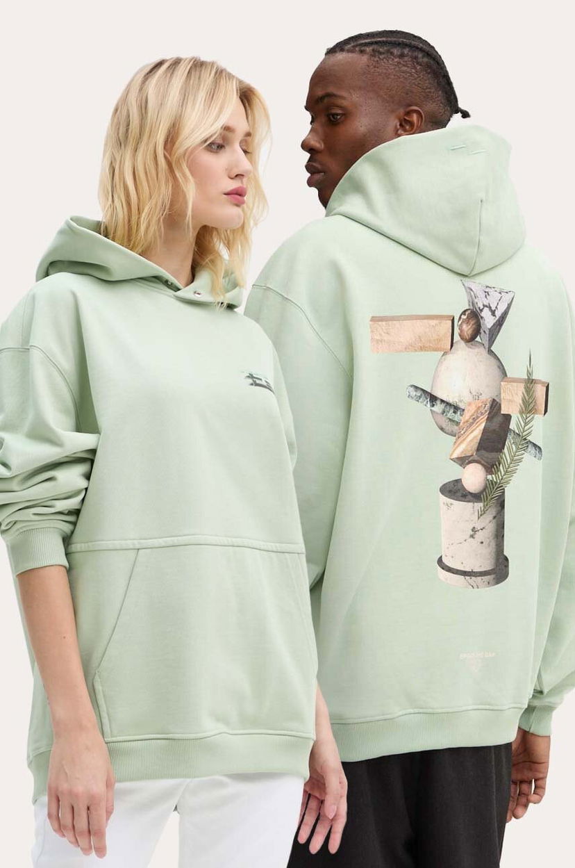 Світшоти Filling Pieces Filling Pieces Printed Hoodie Зелений | 80614086001