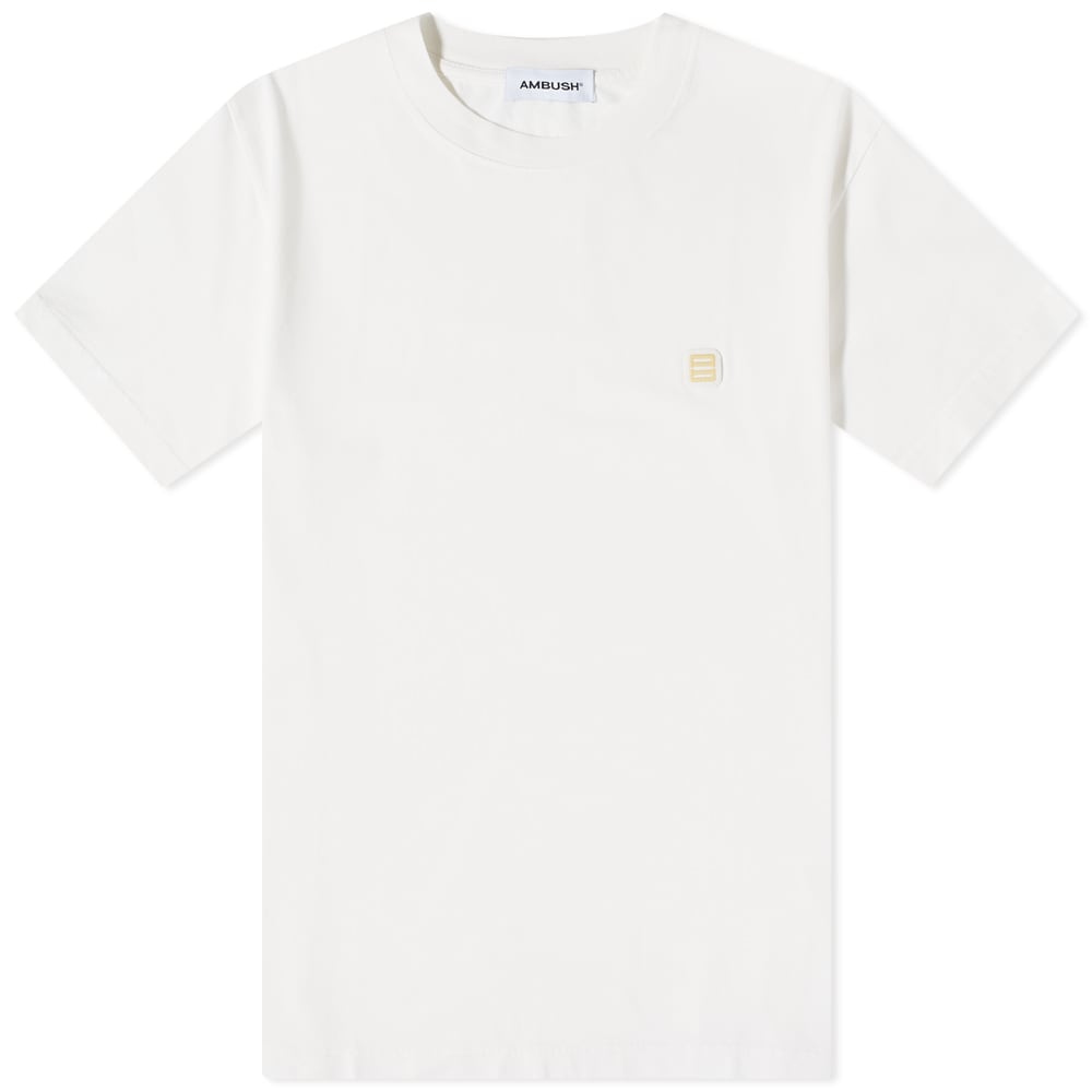 Футболка Ambush Mongram Patch Logo Tee білий | BMAA013F22JER0010202, 0
