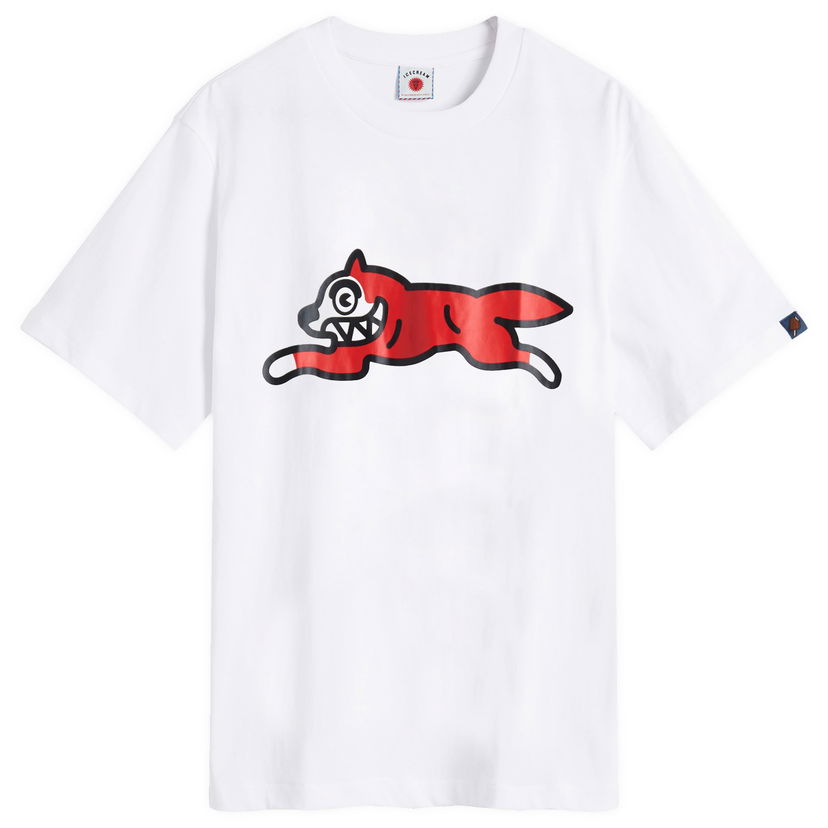 Футболка BBC IceCream ICECREAM Running Dog T-Shirt, Size Large білий | IC23449-WHT