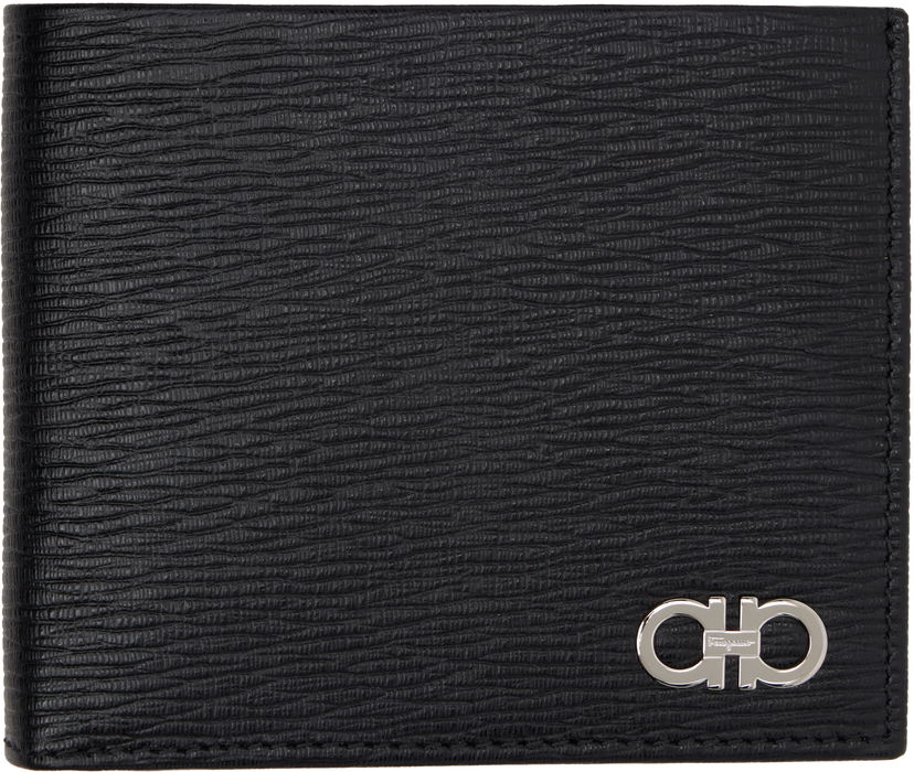 Гаманець FERRAGAMO Gancini Bifold Wallet чорний | 685956