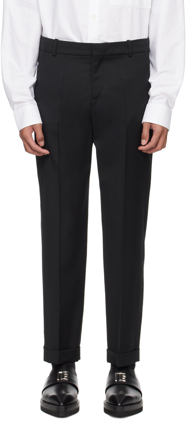 Штани Balmain Rolled Cuff Trousers чорний | CH1PM030WB12