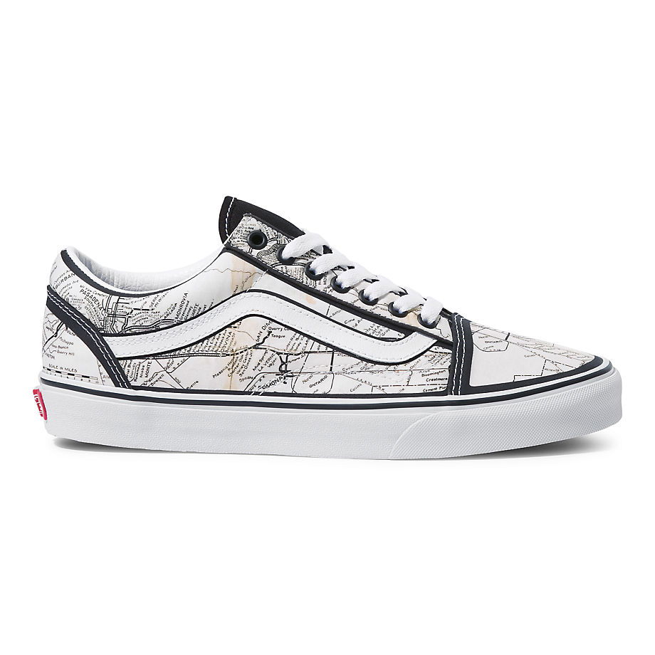Кросівки та взуття Vans Frances Stark/maps Old Skool білий | VN0A5KRF94H, 0