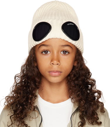 Шапка C.P. Company C.P. Company Goggle Beanie білий | 15CKAC058B005509A, 0