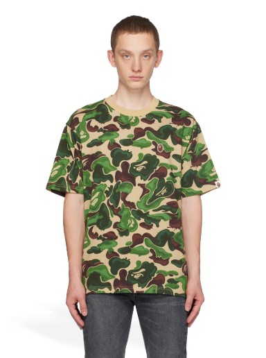 Футболка BAPE Art Camo Ape Head One Point білий | 0ZXTEM109057L