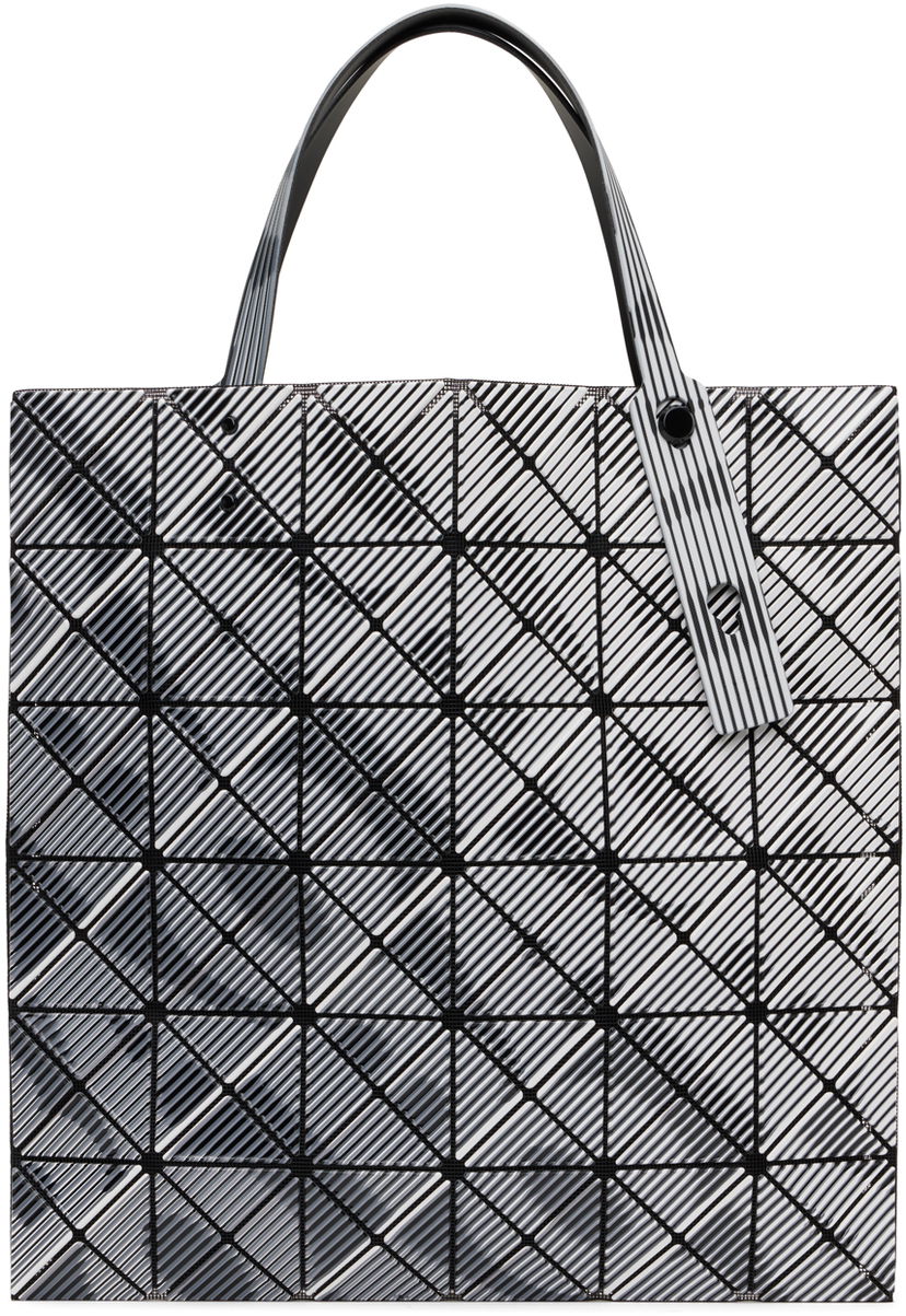 сумка-тоут BAO BAO ISSEY MIYAKE Beam Geometric Print Tote Bag Сірий | BB48AG802