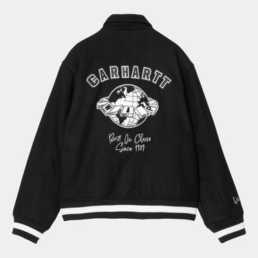 Куртка бомбер Carhartt WIP WIP World Class Varsity Jacket чорний | I035432_6, 6