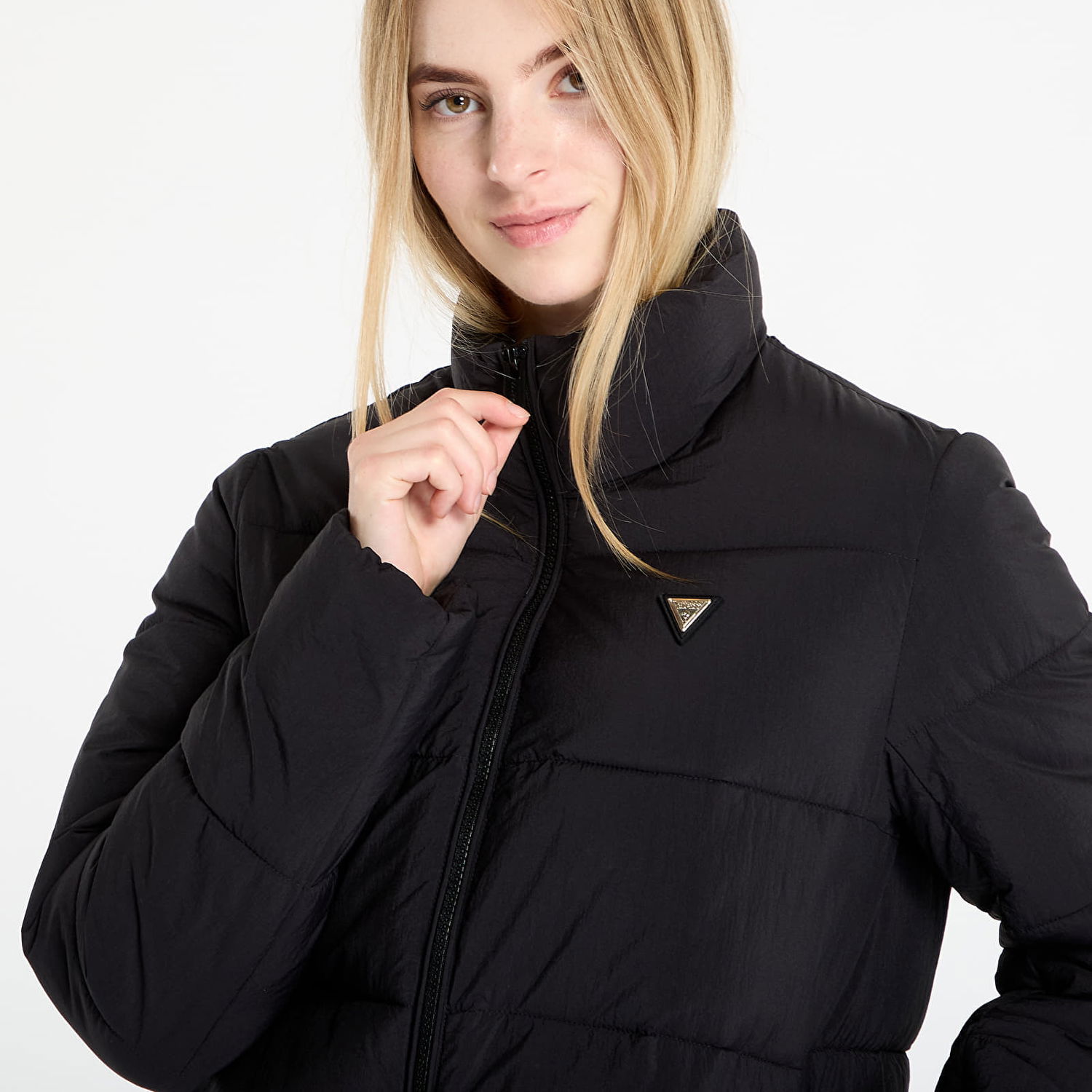 Пуховик GUESS GUESS Claudia Light Puffer Jacket чорний | V4YL03WFUD0-JBLK, 1