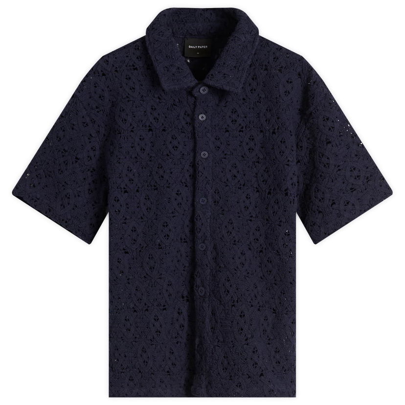 Сорочка DAILY PAPER Daily Paper Lace Shield Vacation Shirt темно-синій | 2511118