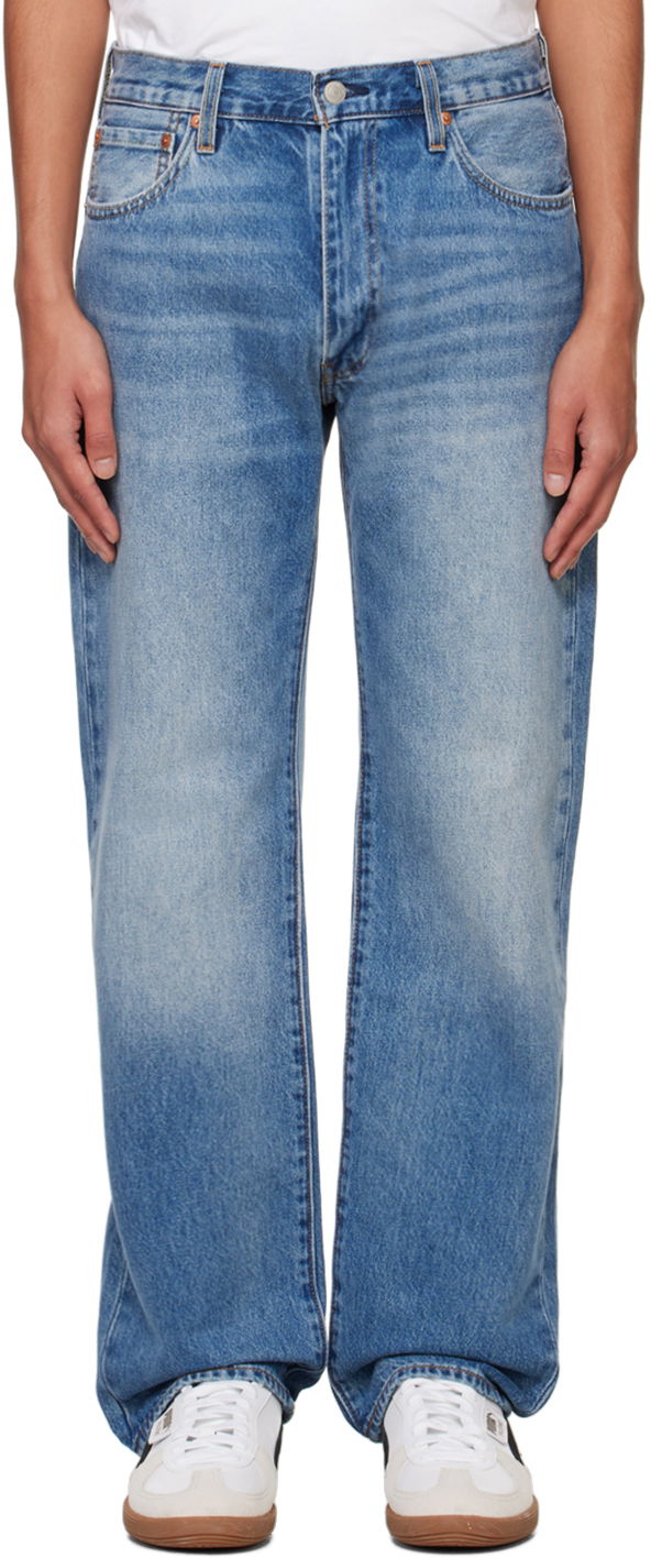 Джинси Levi's 555 Relaxed Straight Jeans Синій | 000LO-0004