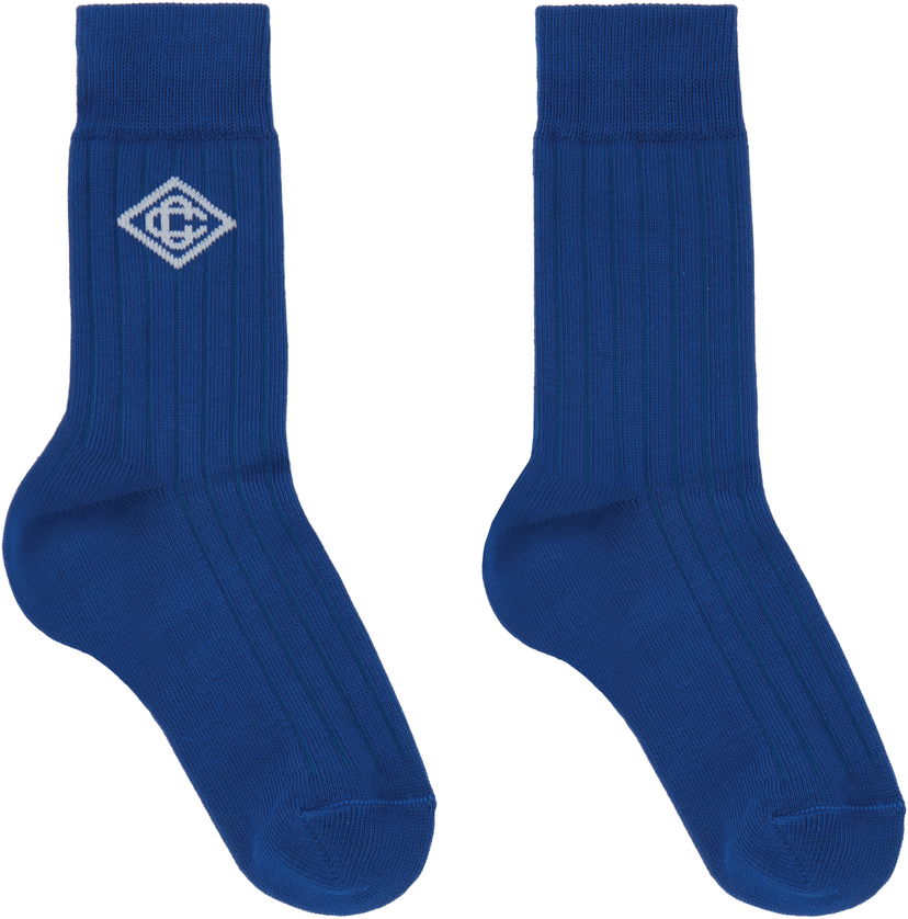 Шкарпетки Casablanca Dress Socks Синій | APS25-ACC-086-01