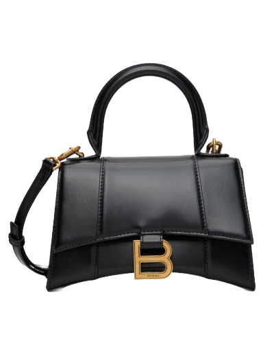 Сумка Balenciaga XS Hourglass Bag чорний | 592833 1QJ4M