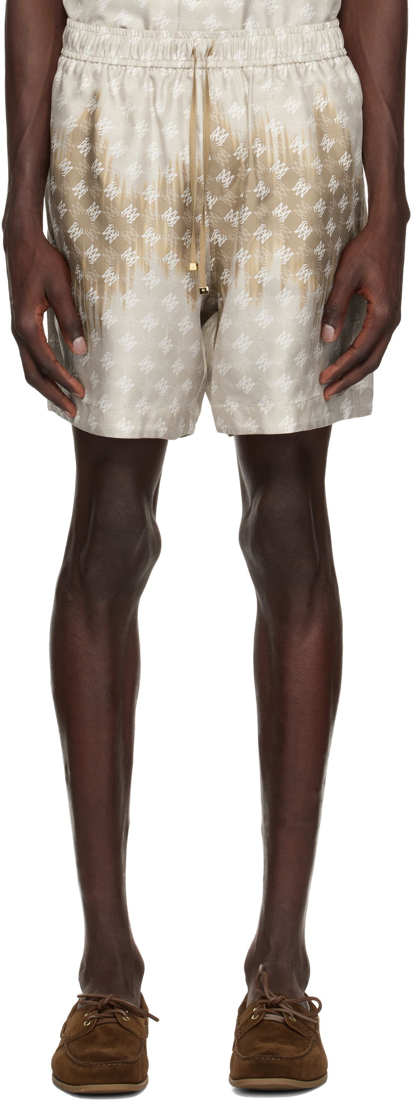 Шорти AMIRI Amiri MA Quad Bleached Shorts бежевий | AMSHCA1074