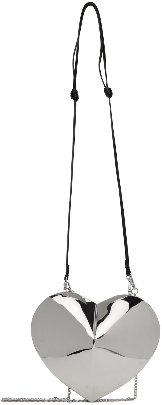 Сумка Alaïa ALAÏA Silver 'Le Cœur' Minaudiere Bag Металік | AA1S05021LA006