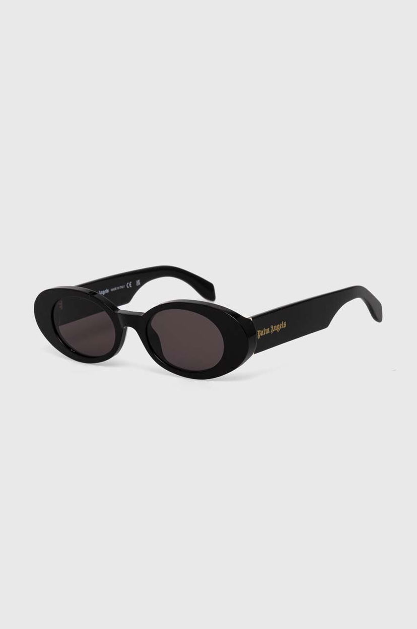 Сонцезахисні окуляри Palm Angels Palm Angels Oval Sunglasses чорний | PERI051.501007