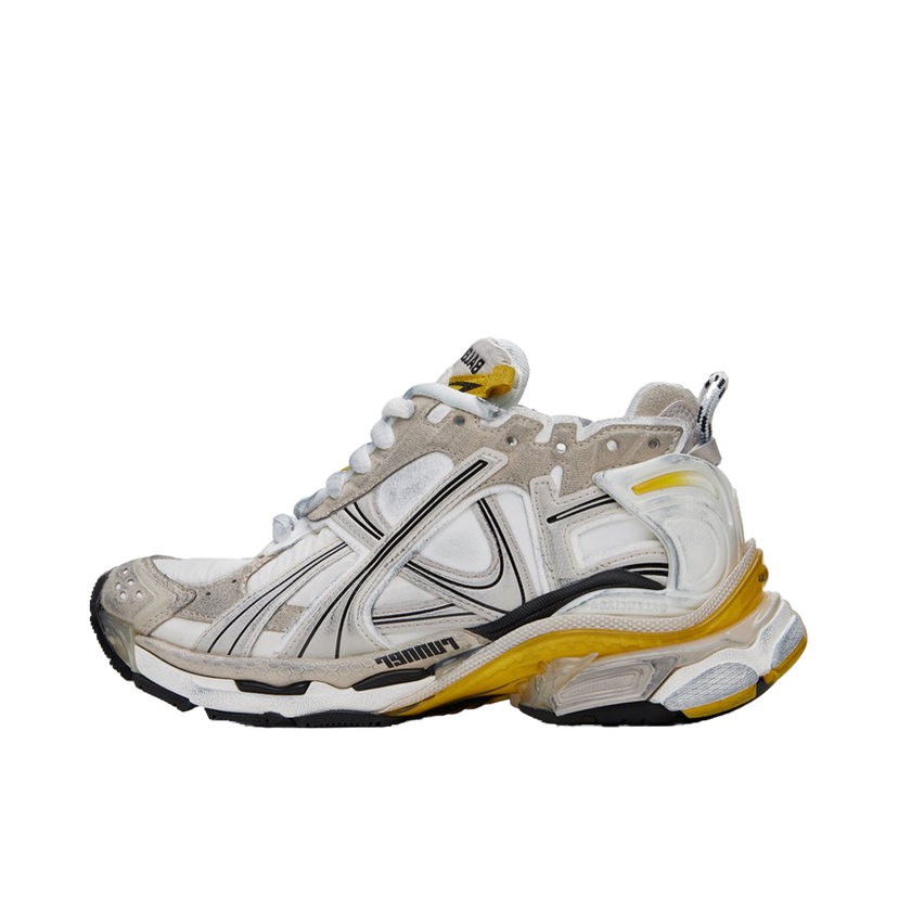 Кросівки та взуття Balenciaga Runner "White Yellow" Жовтий | 772767 W3RNY
