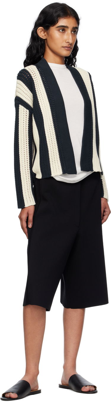 Cветр Max Mara Weekend Max Mara Striped Open Cardigan темно-синій | 2515341012600, 3