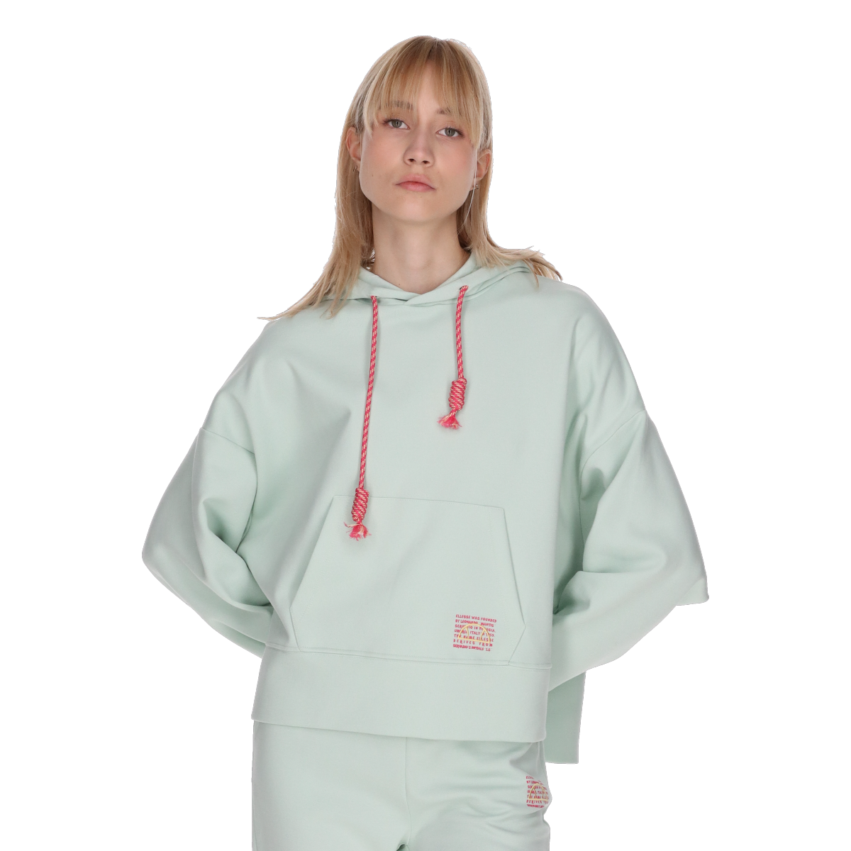 Світшоти Ellesse Oversized Hoodie with Braided Drawstrings Зелений | ELA251F605-64, 0