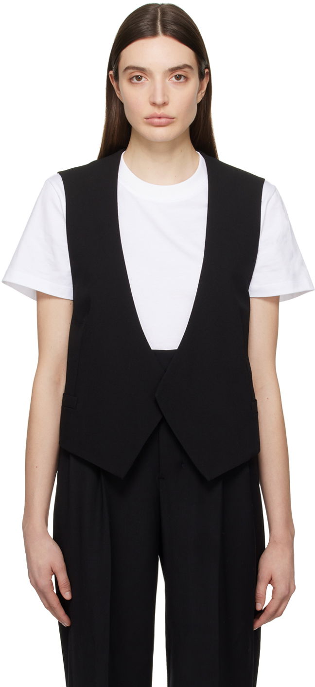 Жилет AMI Open Vest чорний | FBV757.WV0039