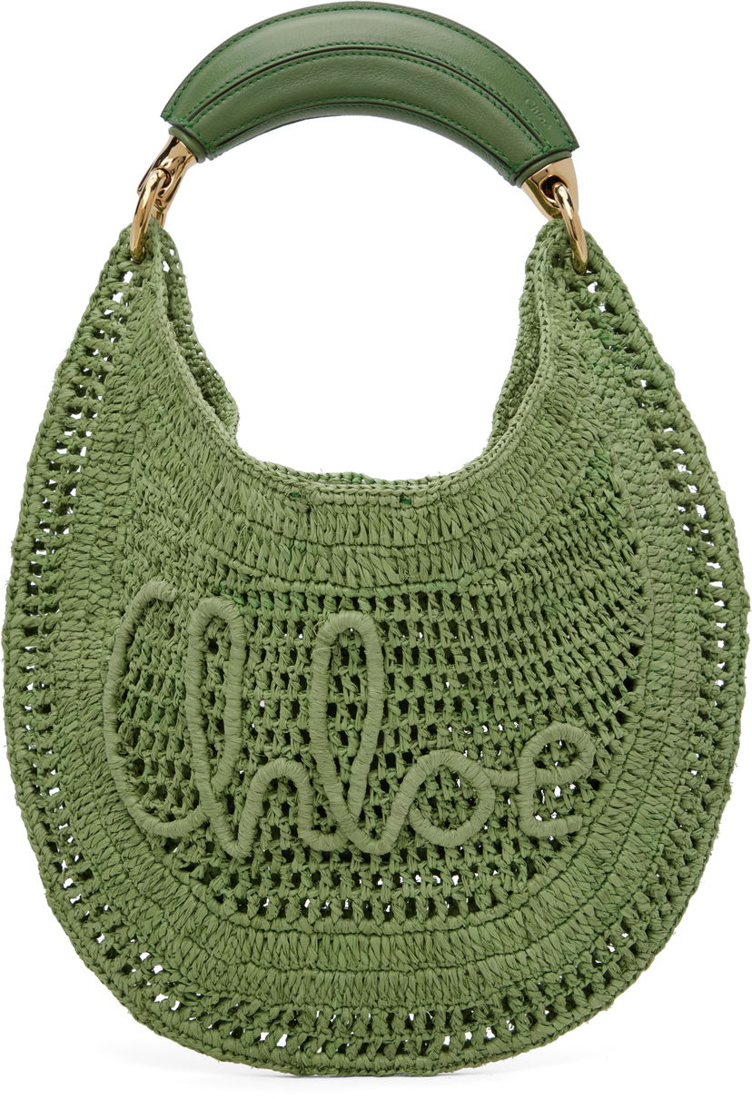 Сумочка CHLOÉ Chloé Summer Banana Bag Зелений | CH25US902P08