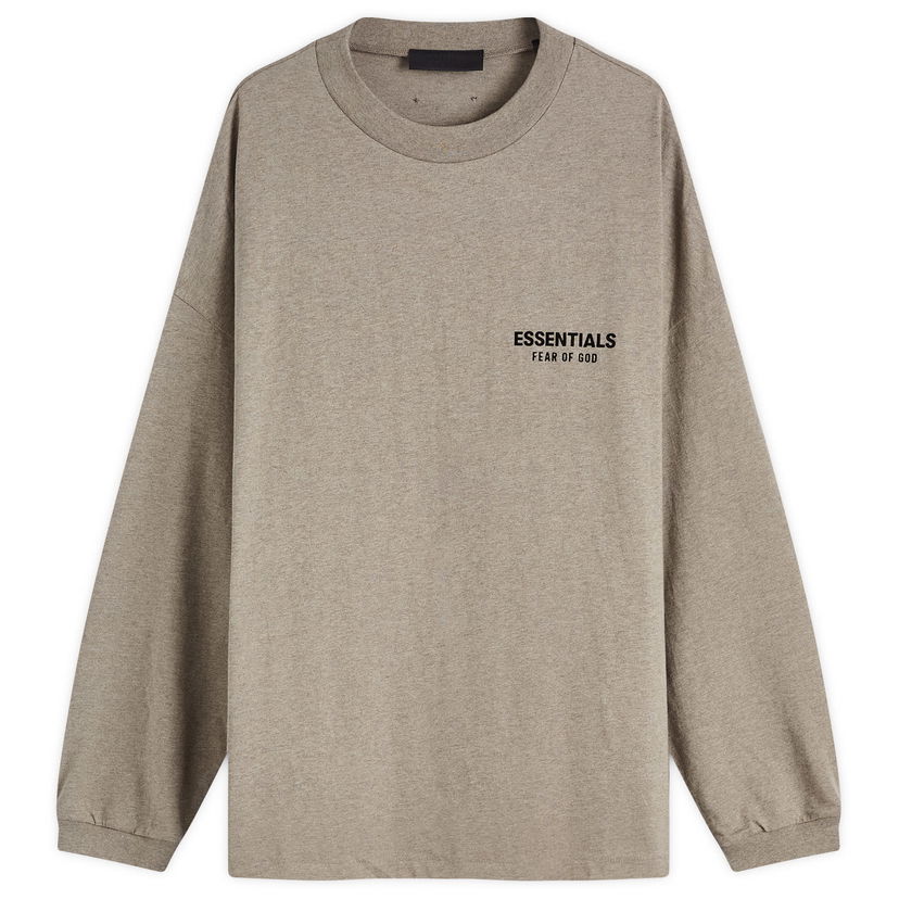 Футболка Fear of God Core Logo Jersey Long Sleeve T-Shirt бежевий | 125HO244379F