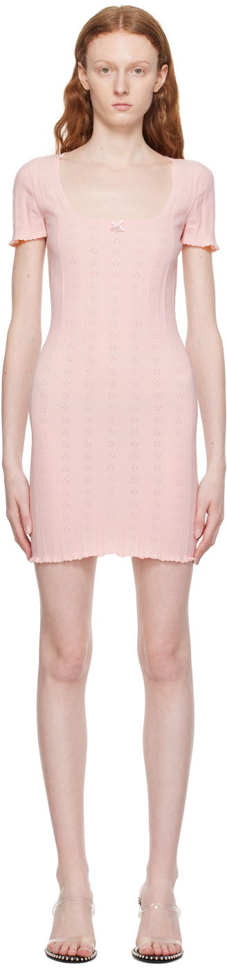 плаття Alexander Wang alexanderwang.t Hardware Minidress Рожевий | 4KC3236020